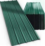 Gardebruk Trapézový plech ARON, sada 14 ks, 110×46cm, zelená