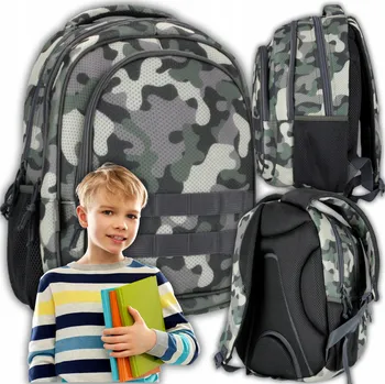 Sportovní batoh Vícekomorový Školní batoh Starpak zelený 26 l