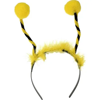 Karnevalový doplněk KARNEVAL Čelenka s tykadly včelka (karnevalový doplněk)