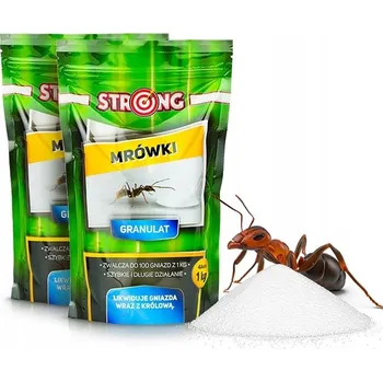 GRANULE PROTI MRAVENCŮM SILNÝ PROSTŘEDEK PŘÍPRAVEK STRONG JED 2x1KG