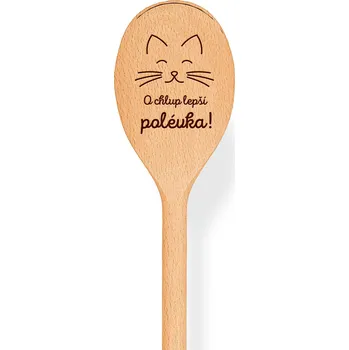 Vařečka Dřevia Vařečka - O kočičí chlup lepší polévka