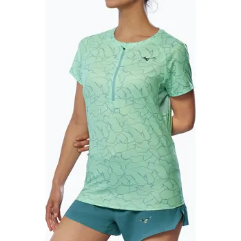 Dámské tričko Dámské běžecké tričko Mizuno Graphic Trail Tee neo mint