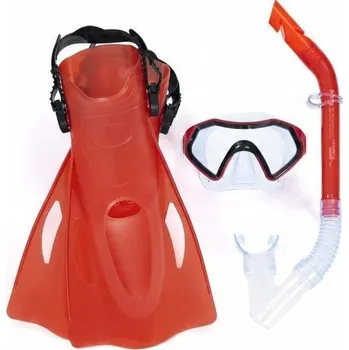 Potápěčská maska Potápěčská sada Bestway 4318 červená