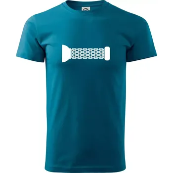 Pánská móda Cyclo grip - Klasické pánské triko vyšší gramáže - S ( Petrolejová )