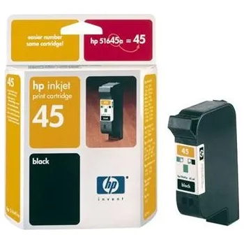 HP 51645AE Ink Cart No. 45 pro DJ7x0,8xx,930,95x,970,990,1x20C, 42ml, Black, 51645AE