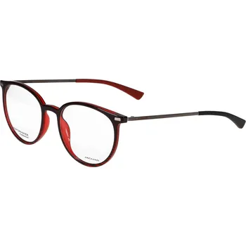 Brýlová obroučka Jaguar 36835 černá červená lesk, stranice šedá červená mat 2100