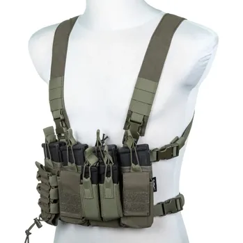 Airsoft SATAC SATAC chest rig TACTICAL - Zelená