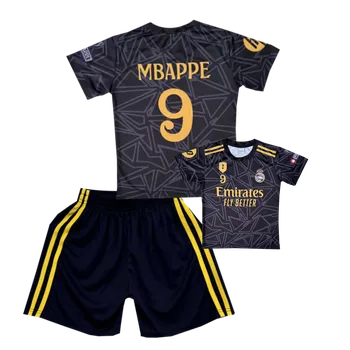 Míčový sport Numberoplus Dětský fotbalový dres Komplet Real Madrid CF - Away Kylian Mbappé 9 Velikost: 12 roky (vel.146)