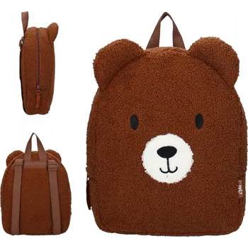 Dětský batoh VADOBAG MALÝ ŠKOLNÍ BATOH PRO PŘEDŠKOLÁKY PLYŠOVÝ FOREST FABLES MEDVÍDEK