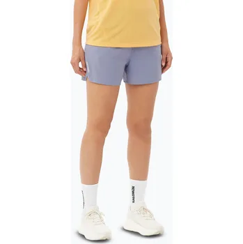 Dámské oblečení Dámské běžecké šortky Salomon SHAKEout Core 4" blue granite