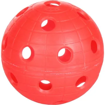 Florbalový míček UNIHOC Crater florbalový míček červená