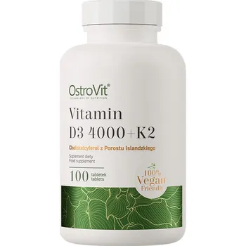 OstroVit D3 4000 IU + K2 VEGE - D3 4000 IU + K2 VEGE (100 Tableta)
