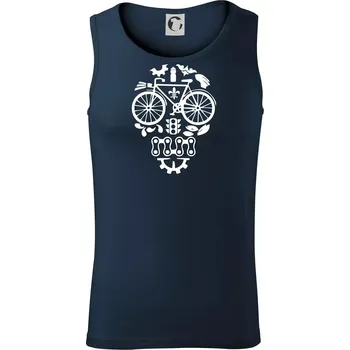 Bike lebka - Tílko pánské Core - XL ( Námořní modrá (velmi tmavá - téměř černá) )