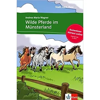 Cizojazyčná kniha Wilde Pferde im Münsterland – Buch + Online MP3 (, 2017)