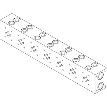 Blok Blok připojovací MB13/7S380 (NG6; 7 pozic)Monoblock / Manifold