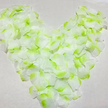 umělá květina Okvětní lístky růží hedvábné umělé bílé 2000 ks