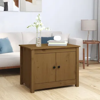 Konferenční stolek Konferenční stolek VidaXL stříbrný obdélníkový 49 x 47 x 55 cm, odstíny hnědé