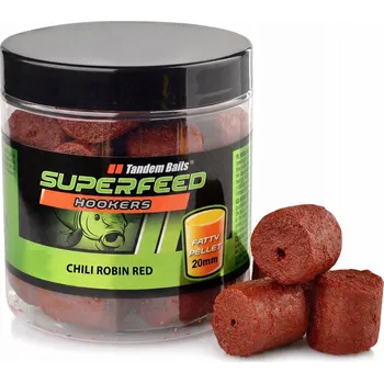 Boilies SuperFeed Háčkové Pelety Fatty 20mm/150g Chili Robin Red