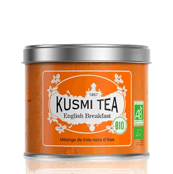 Čaj Kusmi Tea Sypaný černý čaj English Breakfast Bio, kovová dóza 100 g 21647A1070