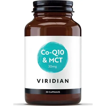 Zdraví Viridian Koenzym Q10 30mg s MCT olejem 30 kapslí