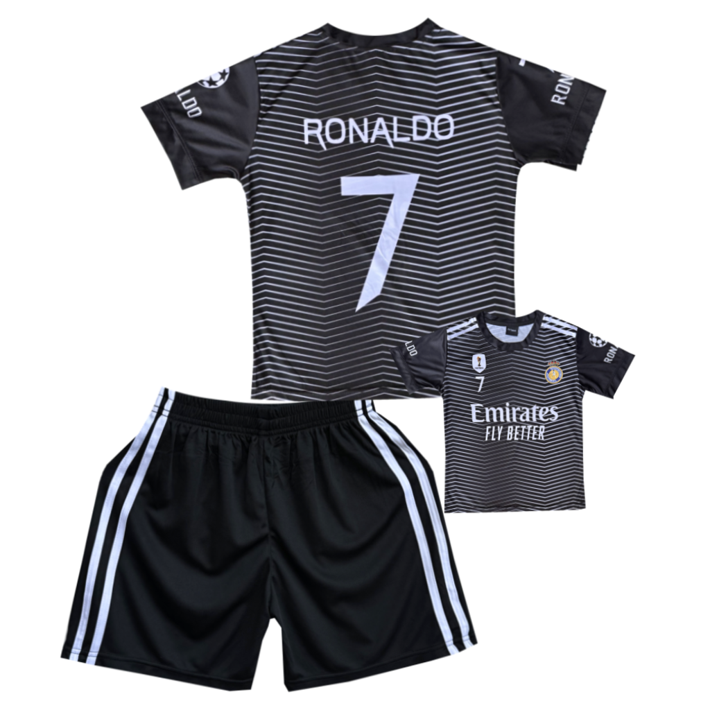 Numberoplus Dětský fotbalový dres Komplet Real Madrid FC - Cristiano Ronaldo CR7 Velikost: 9-let.(vel.128)