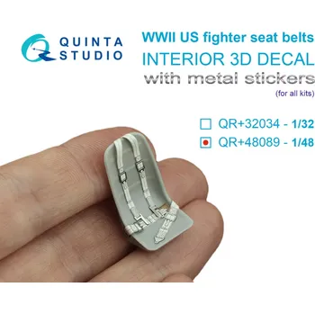 Plastikový model Quinta studio 1/48 WWII US seat belts