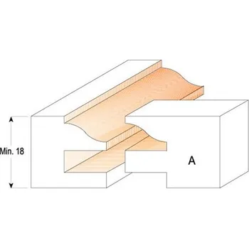 Příslušenství k nářadí IGM sada fréz na rám prof.B D 44,4 S12 CMT, C99150211