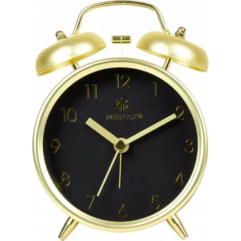 Budík BUDÍK PERFECT tradiční zvonkový budík s ručičkami - HLASNÝ