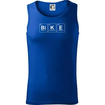 BiKE - periodická tabulka - Tílko pánské Core - L ( Královská modrá )