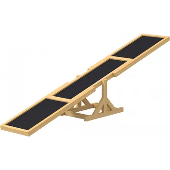 Dětská houpačka Agility houpačka/lávka pro psy, 180x30x30 | žlutá