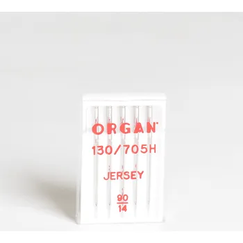 Jehly strojové Organ JERSEY 90 (Strojové jehly Organ 705 H JERSEY 90)