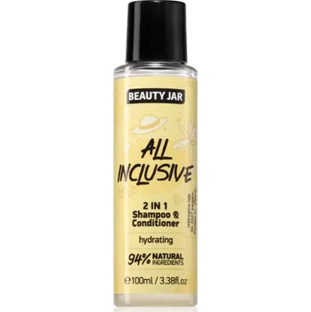 Beauty Jar All Inclusive šampon a kondicionér 2 v 1 s hydratačním účinkem 100 ml