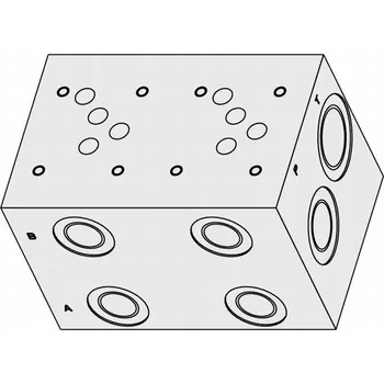 Blok připojovací EM235/2YM (NG10; 2 pozice)Monoblock / Manifold