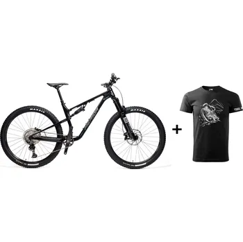 Horské kolo MERIDA ONE-TWENTY TH-EDITION-CZ Glossy Black(Silver) SHORT