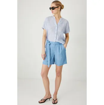 Dámské kraťasy Kraťasy Medicine dámské, modrá barva, hladké, high waist RS25.SZD906 50J, vel. M