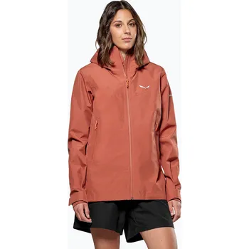 Dámská softshellová bunda Dámská bunda do deště Salewa Puez GTX 3L Epe etruscan red