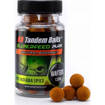 Boilies SuperFeed Pure Wafters 12 mm/30g Hot Indiana Spice (Nástrahy na háček)