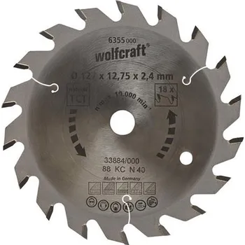 Pilový kotouč WOLFCRAFT Wolfcraft pilový kotouč středně hrubé řezy o235x30 Z34 6385000, 6385000