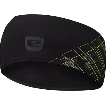 Zimní čelenka Etape Stix sportovní čelenka černá-žlutá fluo Velikost oblečení: L-XL