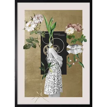 Nástěnná dekorace v rámu 50 x 70 cm 1541201.5239 vícebarevná MLC