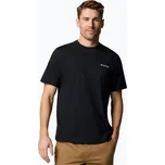 Pánské tričko Columbia Kettle River Back Graphic Tee black/trailgui
