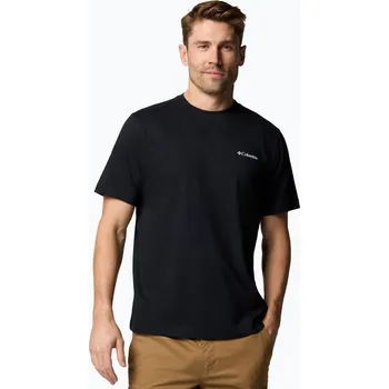 Pánské tričko Pánské tričko Columbia Kettle River Back Graphic Tee black/trailgui