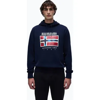 Pánská mikina Pánská mikina Napapijri B-Dorees s kapucí blu marine