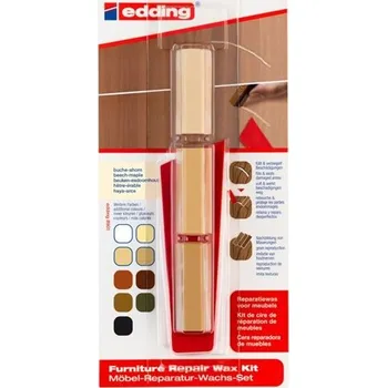 Vosk na opravu nábytku edding 8901, buk/javor, 3 ks