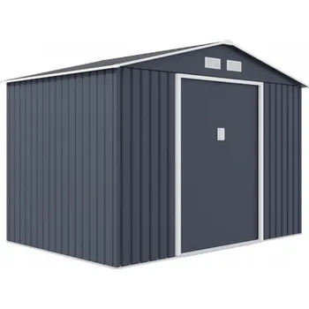 Zahradní domek Crossheim C25027 277 x 195 x 203 cm šedý