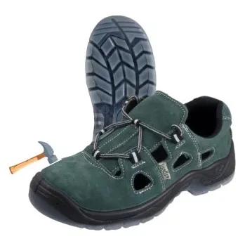 Pracovní obuv LEHKÉ PRACOVNÍ sandály BOZP letní PŘEBALOVACÍ s zdvihem S1 44