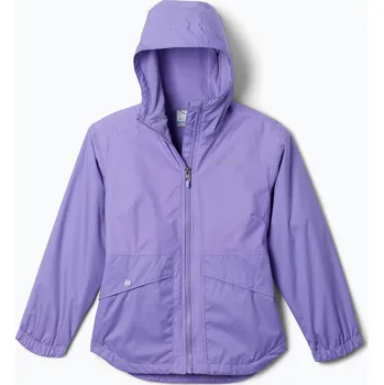 Dívčí bunda Dětská bunda do deště Columbia Rainy Trails II Fleece paisley purple