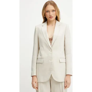 Dámské sako Plátěné sako MICHAEL Michael Kors MS510B3H6R béžová 80X, vel. 42
