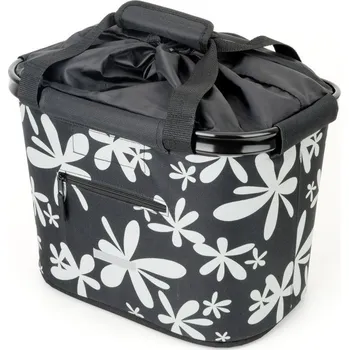 brašna na kolo brašna BlueBird na řidítka černá květy