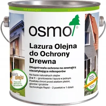 barva a nátěr na dřevo Olejová lazura Osmo 0,75 l šedá bazaltová